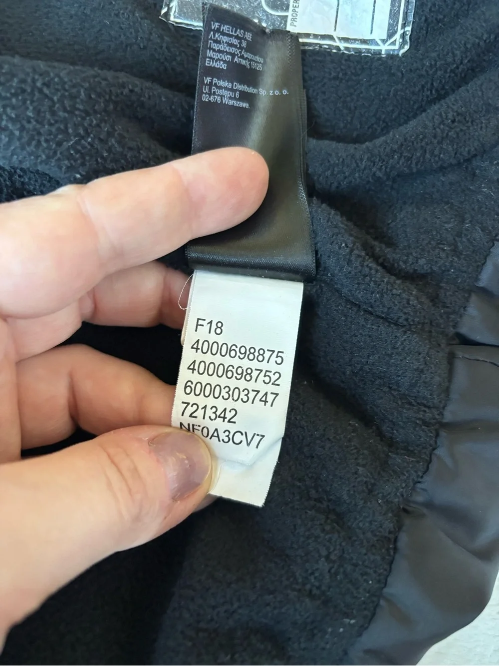 The North Face Girls Size Large 14/16 Goose Down Fleece Hooded Jacket Black
